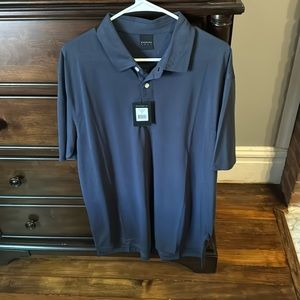 Navy blue Dunning golf polo
